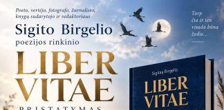 Sigito Birgelio poezijos rinkinio „Liber vitae“ pristatymas Kalvarijoje