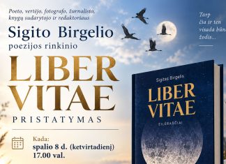 Sigito Birgelio poezijos rinkinio „Liber vitae“ pristatymas Kalvarijoje