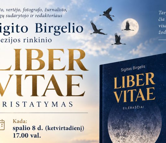 Sigito Birgelio poezijos rinkinio „Liber vitae“ pristatymas Kalvarijoje