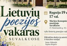 Lietuvių poezijos vakaras Suvalkuose