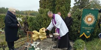 Paskutinis atsisveikinimas su Benjaminu Kaluškevičiumi