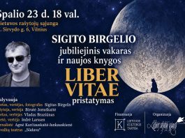 Sigito Birgelio jubiliejinis vakaras Vilniuje