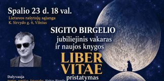 Sigito Birgelio jubiliejinis vakaras Vilniuje