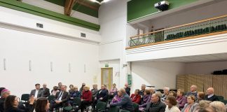Seinuose vyko arkivyskupo Liongino Virbalo susitikimas su lietuvių bendruomene