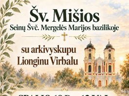 Šv. Mišios su arkivyskupu Lionginu Virbalu