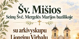 Šv. Mišios su arkivyskupu Lionginu Virbalu