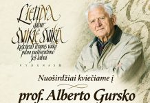 Prof. Alberto Gursko parodos atidarymas
